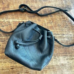 Portland Leather bucket bag